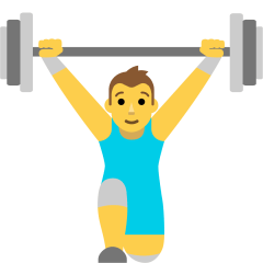 Person Lifting Weights