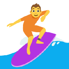 Person Surfing