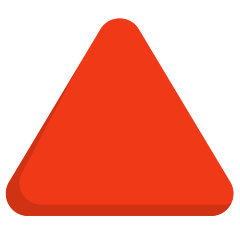 Red Triangle Pointed Up