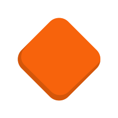 Small Orange Diamond