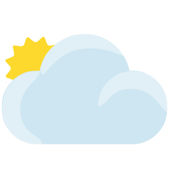 Sun Behind Large Cloud
