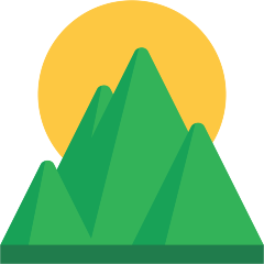 Sunrise Over Mountains