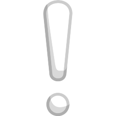 White Exclamation Mark