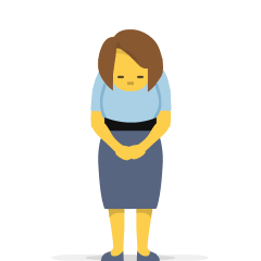Woman Bowing
