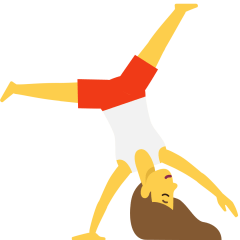 Woman Cartwheeling
