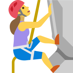 Woman Climbing