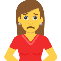 Woman Frowning