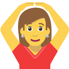 Woman Gesturing OK