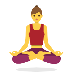 Woman in Lotus Position