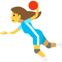 Woman Playing Handball