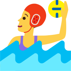 Woman Playing Water Polo