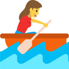 Woman Rowing Boat