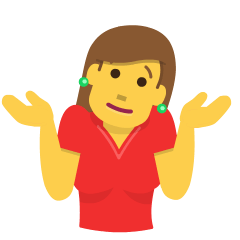 Woman Shrugging