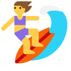 Woman Surfing