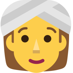 Woman Wearing Turban