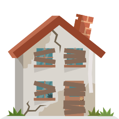 Derelict House Emoji 🏚️