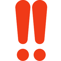 Два знаки оклику для Skype Emoticons 1.2