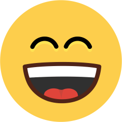 Смеется с закрытыми глазами для Skype Emoticons 1.2