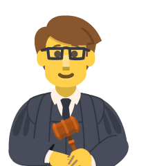 Мужчина-судья для Skype Emoticons 1.2