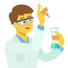 Чоловік-вчений для Skype Emoticons 1.2