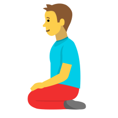 Людина на колінах для Skype Emoticons 1.2