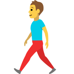 Людина йде для Skype Emoticons 1.2