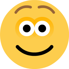 Слегка улыбается для Skype Emoticons 1.2