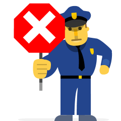 Знак «стоп» для Skype Emoticons 1.2