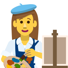 Художница для Skype Emoticons 1.2