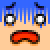 Ängstliches Gesicht