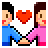 Couple avec cœur