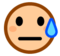 Downcast Face with Sweat Downcast Face with Sweat