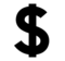 Heavy Dollar Sign Heavy Dollar Sign