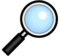 Magnifying Glass Tilted Right Magnifying Glass Tilted Right