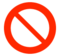 Prohibited Prohibited