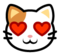 Smiling Cat with Heart-Eyes Smiling Cat with Heart-Eyes