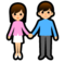 Woman and Man Holding Hands Woman and Man Holding Hands