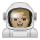 Astronaut: Medium-Light Skin Tone