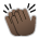 Clapping Hands: Dark Skin Tone