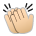 Clapping Hands: Medium-Light Skin Tone