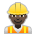 Construction Worker: Dark Skin Tone