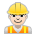 Construction Worker: Light Skin Tone