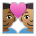 Couple with Heart: Man, Man, Medium-Dark Skin Tone, Medium Skin Tone