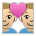 Couple with Heart: Man, Man, Medium-Light Skin Tone