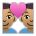 Couple with Heart: Man, Man, Medium Skin Tone