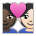 Couple with Heart: Person, Person, Dark Skin Tone, Light Skin Tone