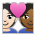 Couple with Heart: Person, Person, Light Skin Tone, Medium-Dark Skin Tone