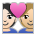 Couple with Heart: Person, Person, Light Skin Tone, Medium-Light Skin Tone