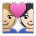 Couple with Heart: Person, Person, Medium-Light Skin Tone, Light Skin Tone