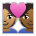 Couple with Heart: Person, Person, Medium Skin Tone, Medium-Dark Skin Tone